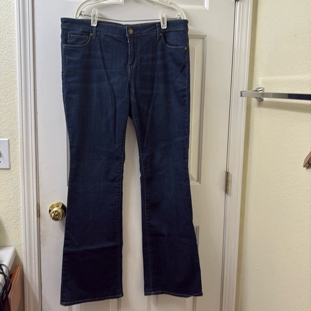 Kut From The Kloth Farrah Baby Bootcut Women’s Jeans Stretch (Sz 16)